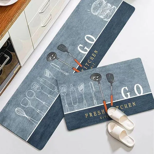 31 مدل پادری آشپزخانه؛ شیک، کاربردی و متفاوت! 14 Kitchen floor mat 11