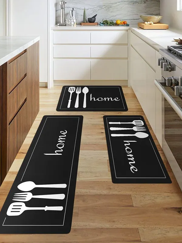 31 مدل پادری آشپزخانه؛ شیک، کاربردی و متفاوت! 15 Kitchen floor mat 12