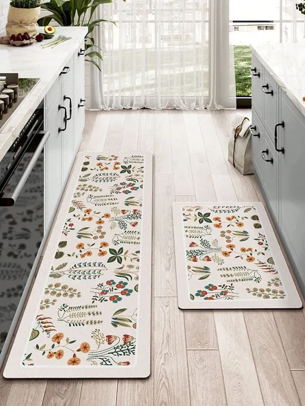 31 مدل پادری آشپزخانه؛ شیک، کاربردی و متفاوت! 17 Kitchen floor mat 14