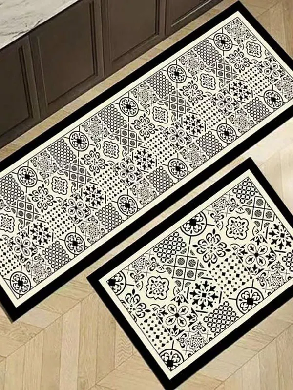 31 مدل پادری آشپزخانه؛ شیک، کاربردی و متفاوت! 18 Kitchen floor mat 15