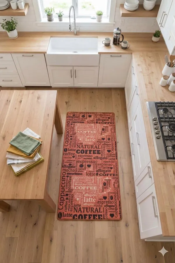 31 مدل پادری آشپزخانه؛ شیک، کاربردی و متفاوت! 19 Kitchen floor mat 16