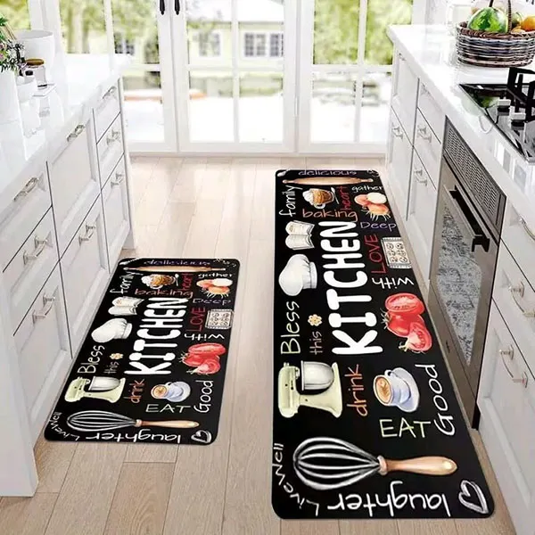 31 مدل پادری آشپزخانه؛ شیک، کاربردی و متفاوت! 26 Kitchen floor mat 23