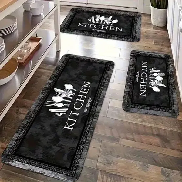 31 مدل پادری آشپزخانه؛ شیک، کاربردی و متفاوت! 29 Kitchen floor mat 26