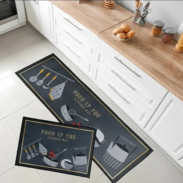 31 مدل پادری آشپزخانه؛ شیک، کاربردی و متفاوت! 32 Kitchen floor mat 28