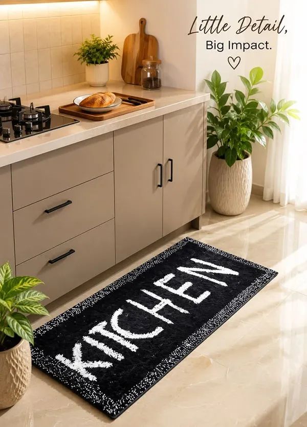 31 مدل پادری آشپزخانه؛ شیک، کاربردی و متفاوت! 33 Kitchen floor mat 29