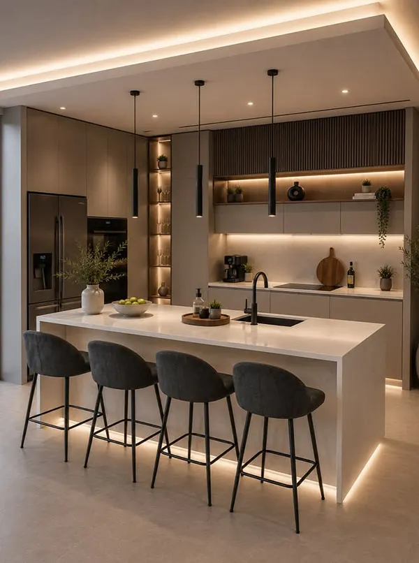 Kitchen island photo 29