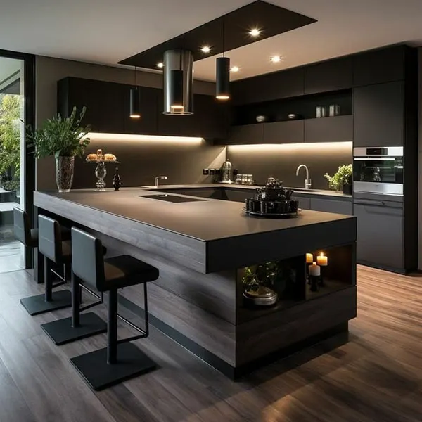 Kitchen island photo 33