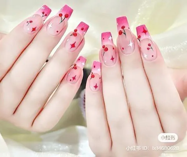 جدیدترین مدل ناخن کره ای پینترست؛ کیوت، مینیمال و ترند 2026 14 Korean nail designs from Pinterest 11