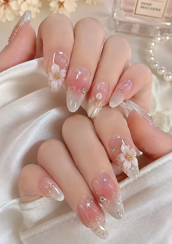 جدیدترین مدل ناخن کره ای پینترست؛ کیوت، مینیمال و ترند 2026 7 Korean nail designs from Pinterest 3