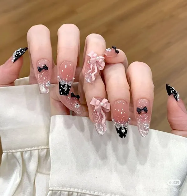 جدیدترین مدل ناخن کره ای پینترست؛ کیوت، مینیمال و ترند 2026 8 Korean nail designs from Pinterest 5
