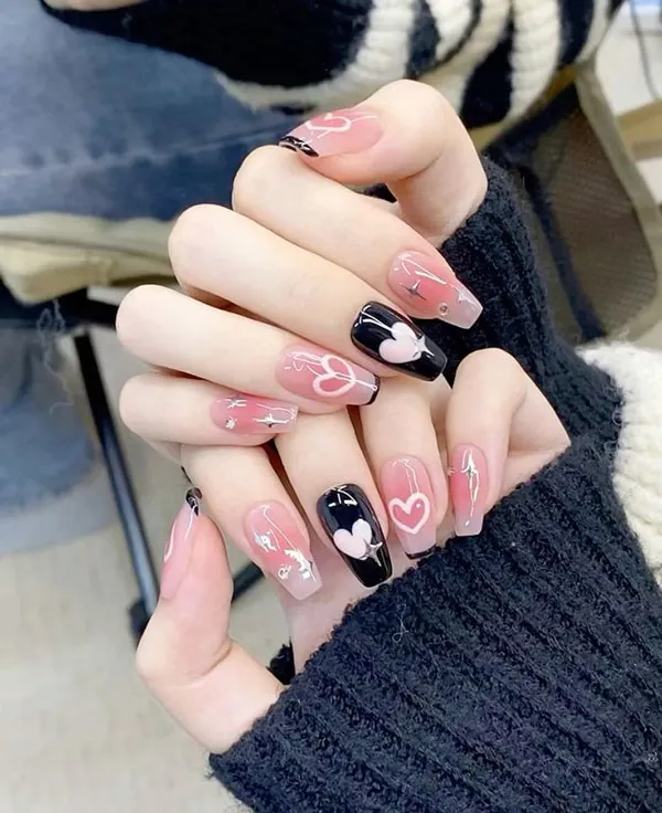 جدیدترین مدل ناخن کره ای پینترست؛ کیوت، مینیمال و ترند 2026 9 Korean nail designs from Pinterest 6