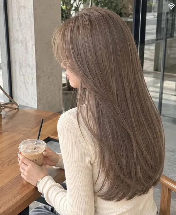 Light Smoky Nescafe Hair Color 10