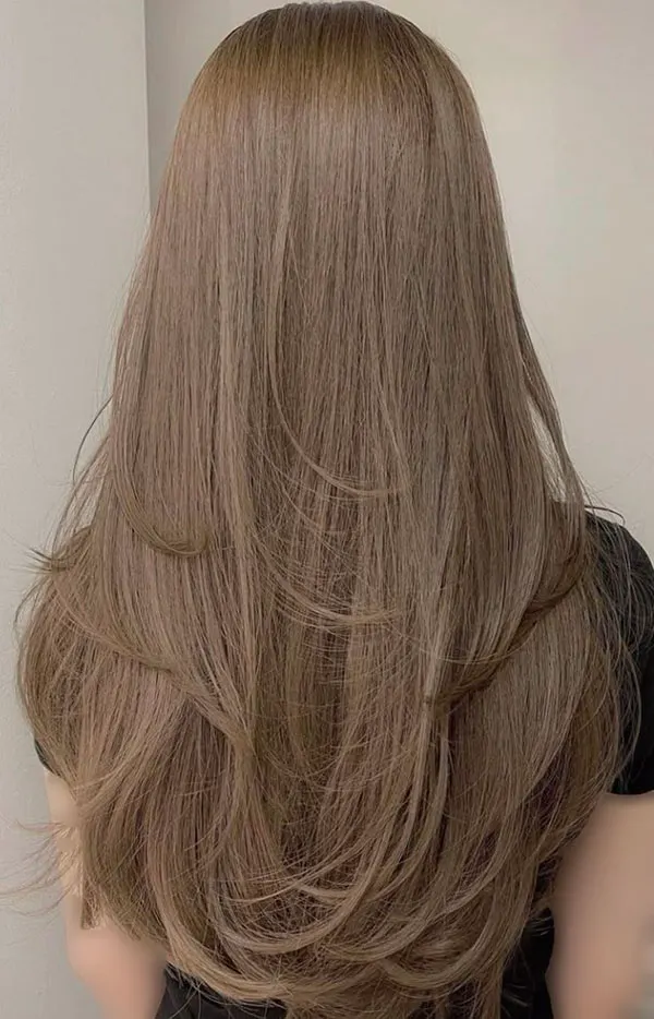 Light Smoky Nescafe Hair Color 18