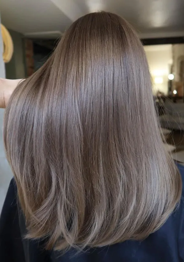 Light Smoky Nescafe Hair Color 2