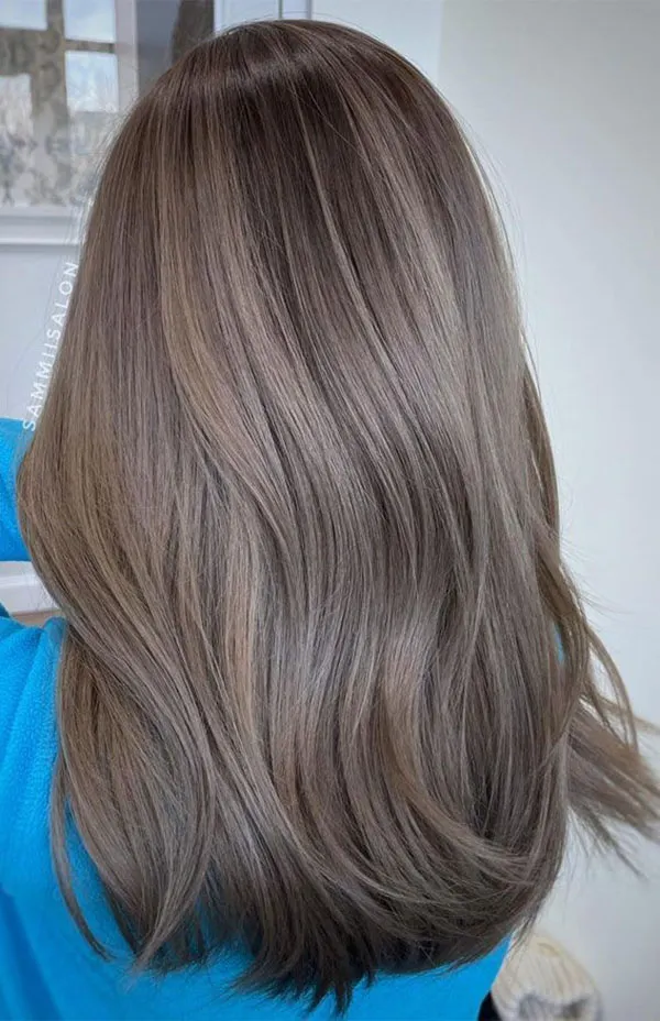 Light Smoky Nescafe Hair Color 26