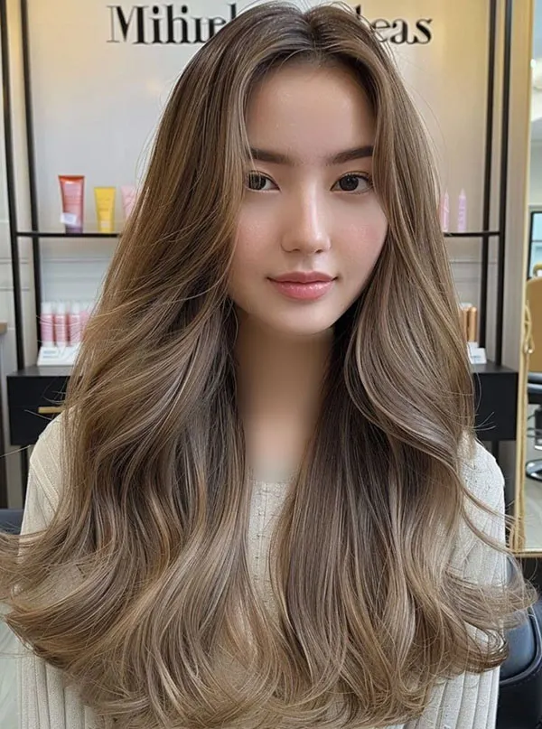 Light Smoky Nescafe Hair Color 27