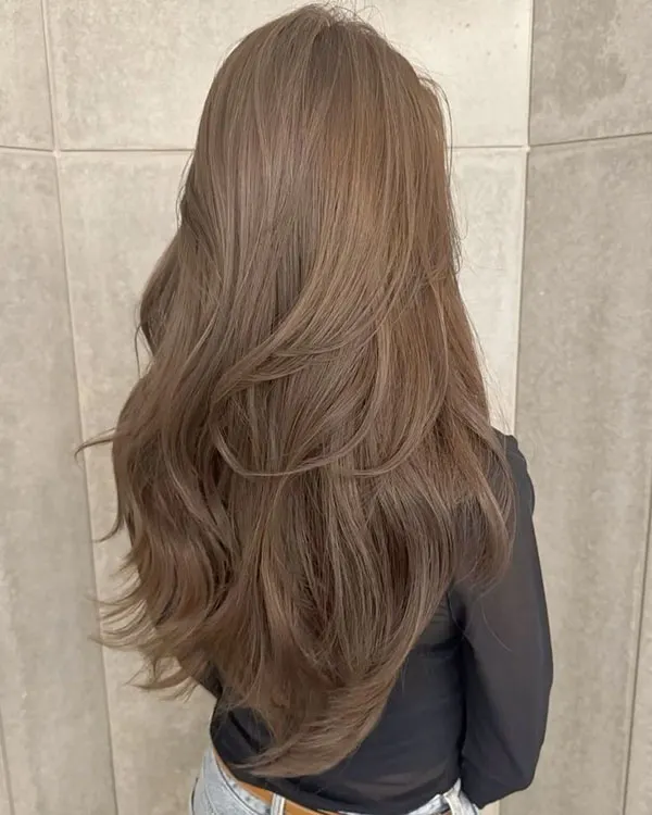 Light Smoky Nescafe Hair Color 5