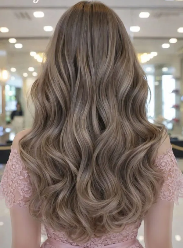 Light Smoky Nescafe Hair Color 7