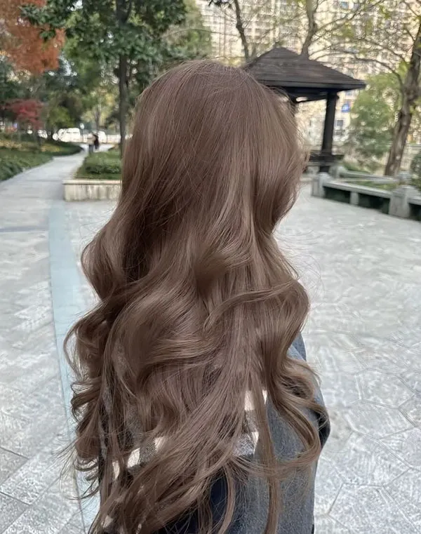 Light Smoky Nescafe Hair Color 8