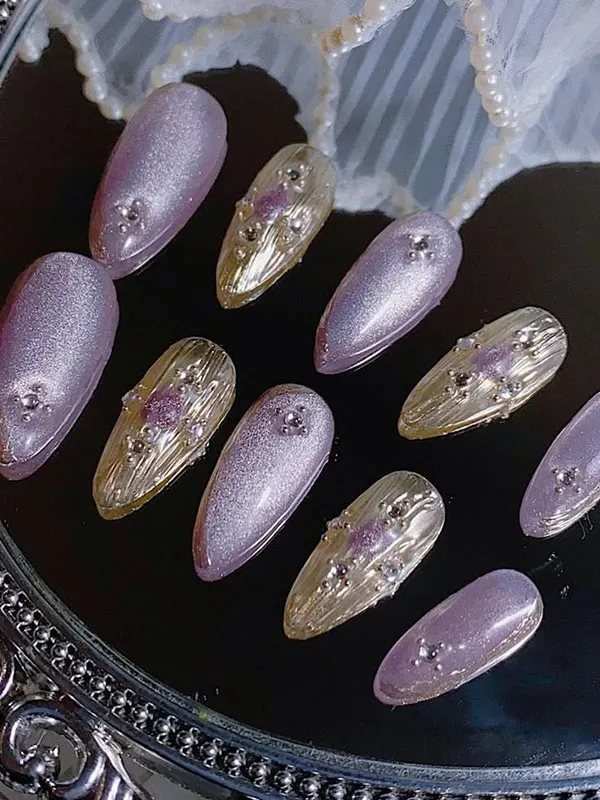 Lilac nail design 17