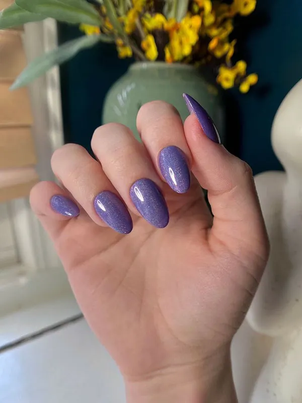 Lilac nail design 26