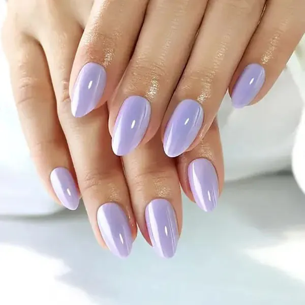 Lilac nail design 3