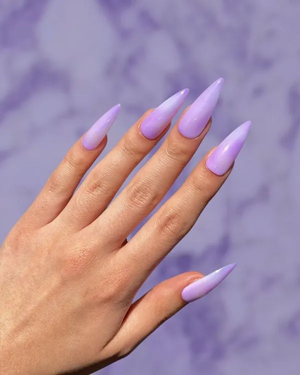 Lilac nail design 9