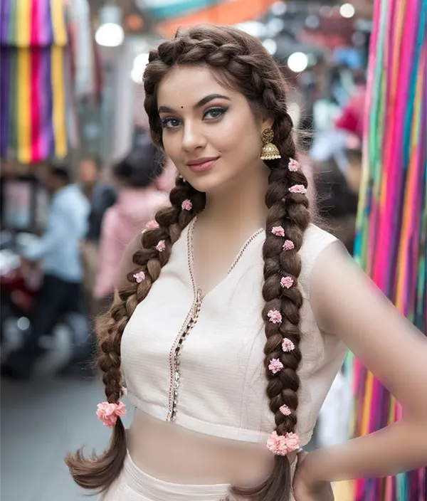 Long hair braiding 15