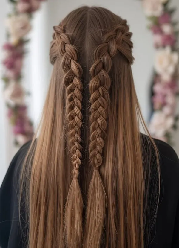 Long hair braiding 16