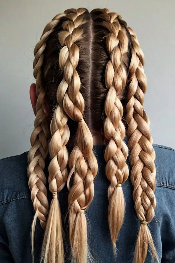 Long hair braiding 2