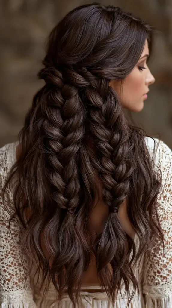 Long hair braiding 20