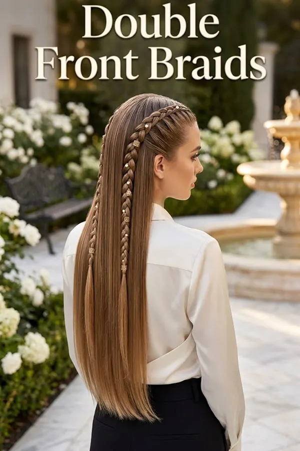 Long hair braiding 22