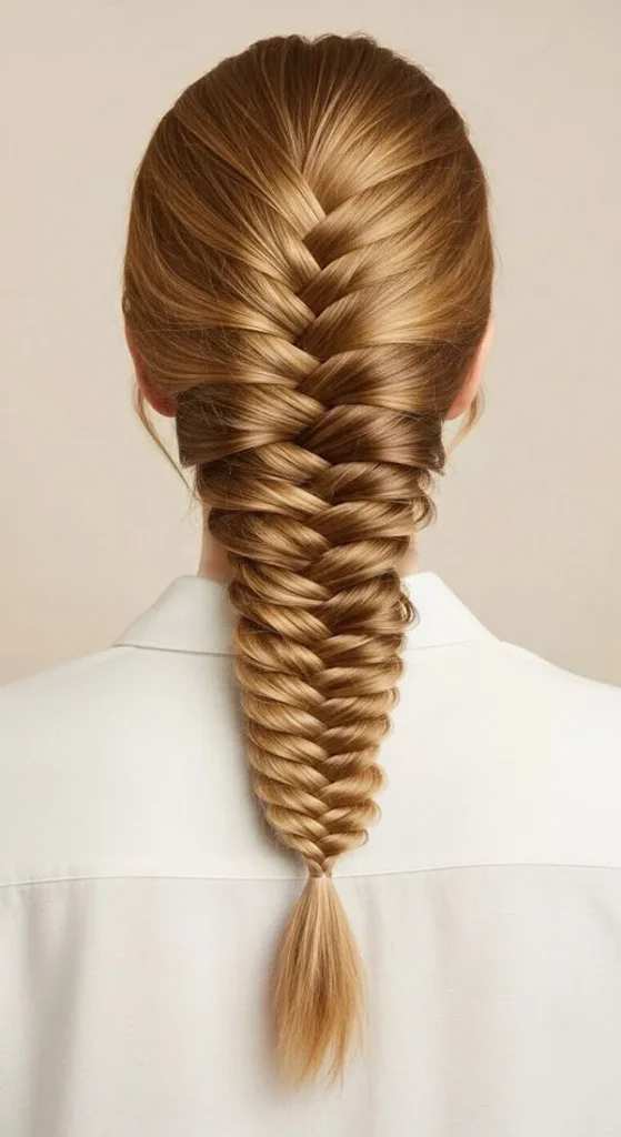 Long hair braiding 23