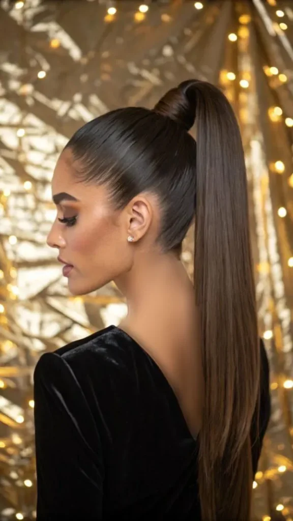 Long ponytail hairstyle 10