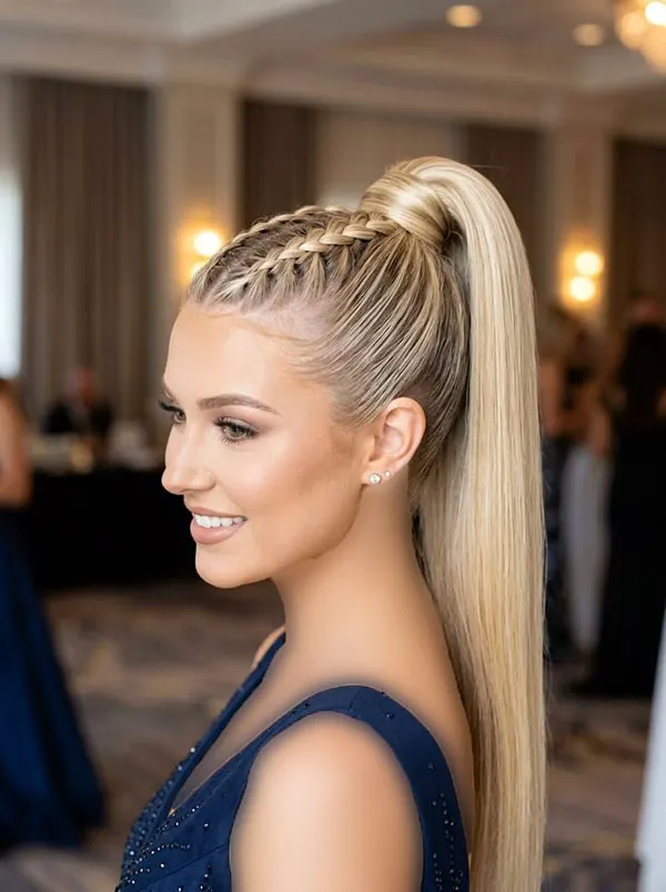 Long ponytail hairstyle 14