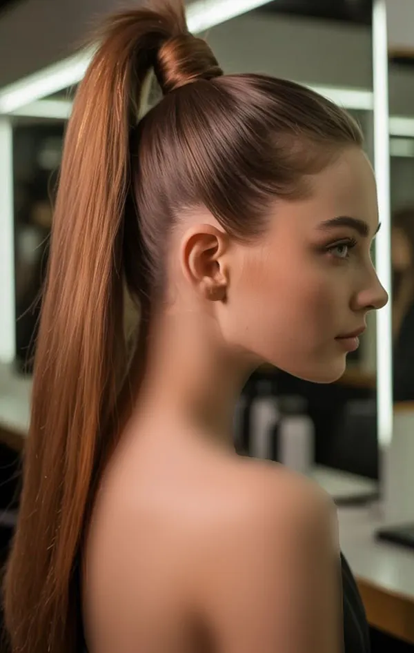 Long ponytail hairstyle 18