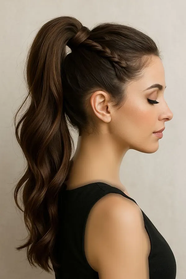 Long ponytail hairstyle 20