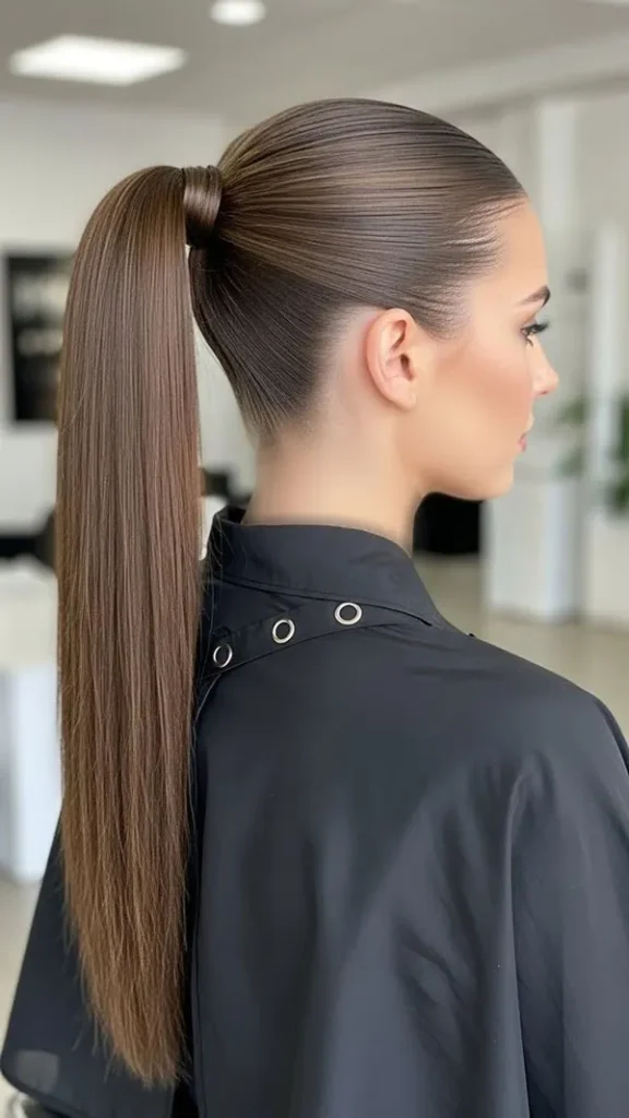Long ponytail hairstyle 21
