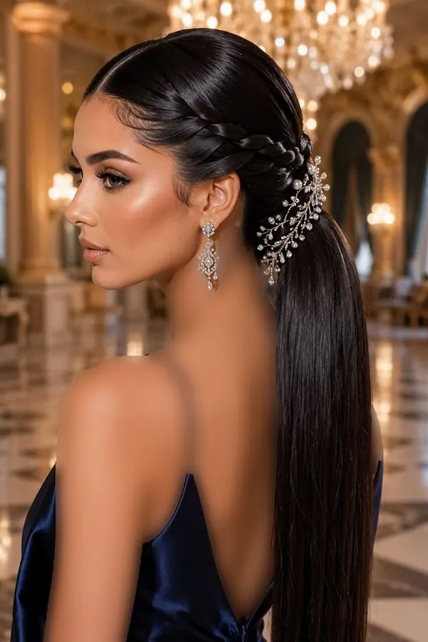 Long ponytail hairstyle 22