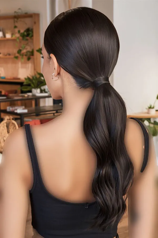 Long ponytail hairstyle 23