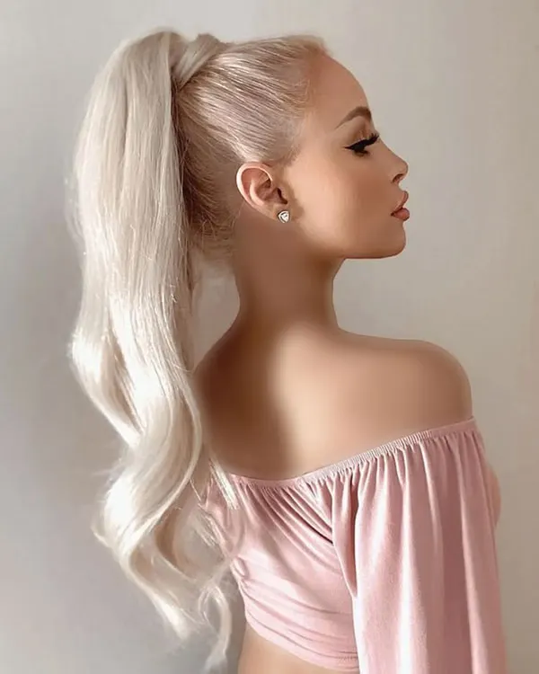 Long ponytail hairstyle 27