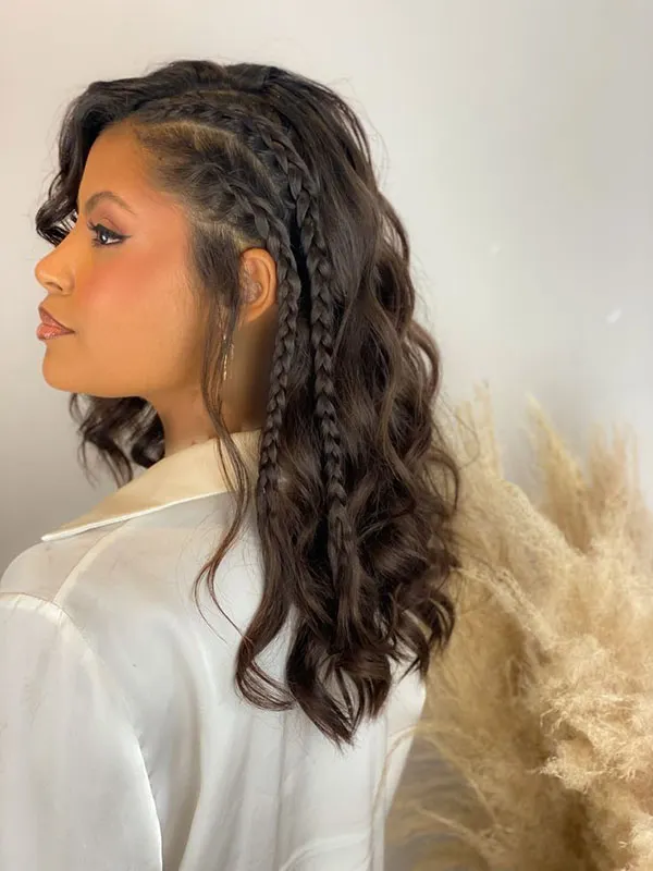 Loose Braided Hairstyle 2