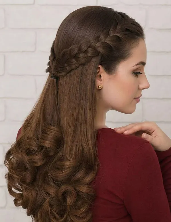 Loose Braided Hairstyle 23