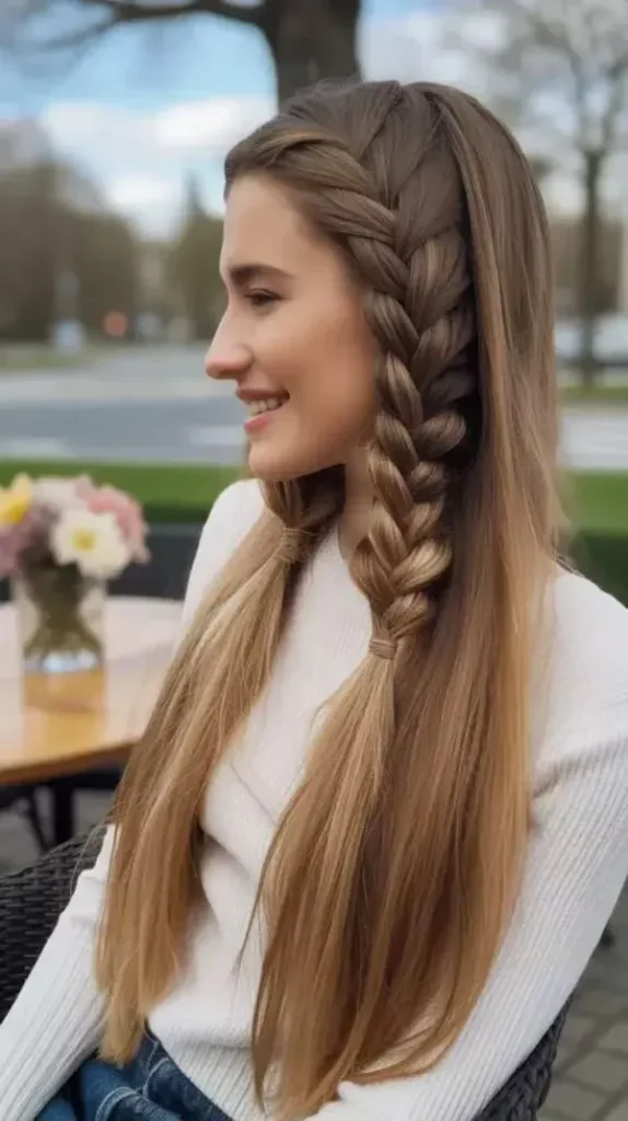 Loose Braided Hairstyle 4