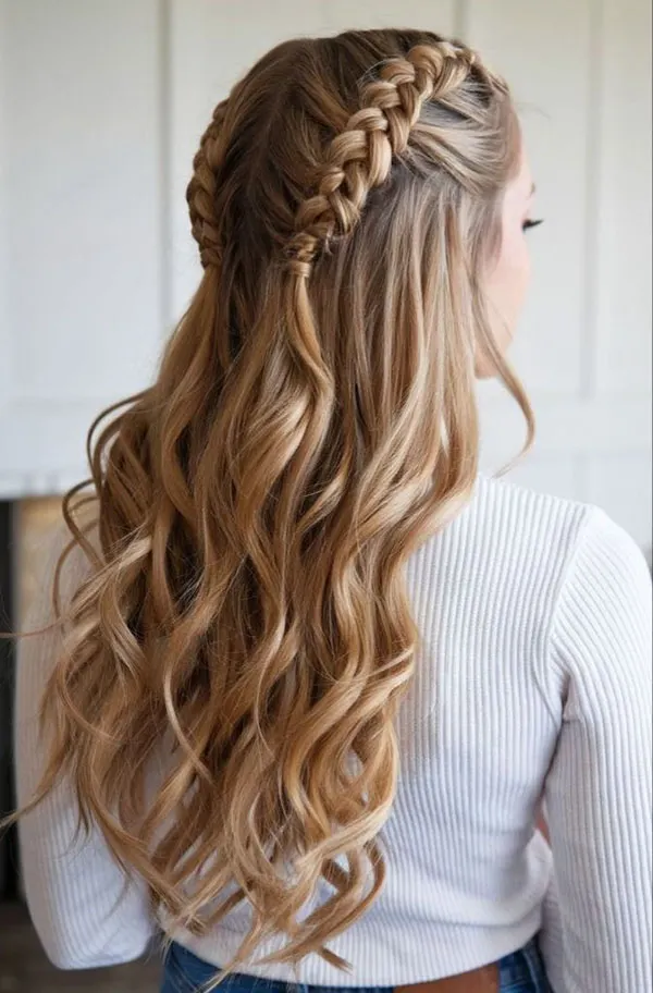 Loose Braided Hairstyle 6