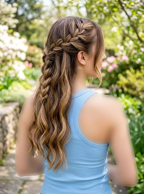 Loose Braided Hairstyle 7