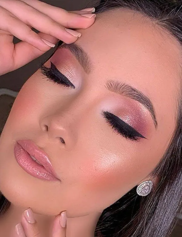 Makeup for a girl attending a wedding 1