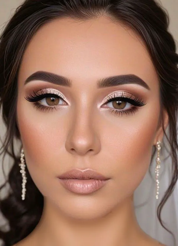Makeup for a girl attending a wedding 19