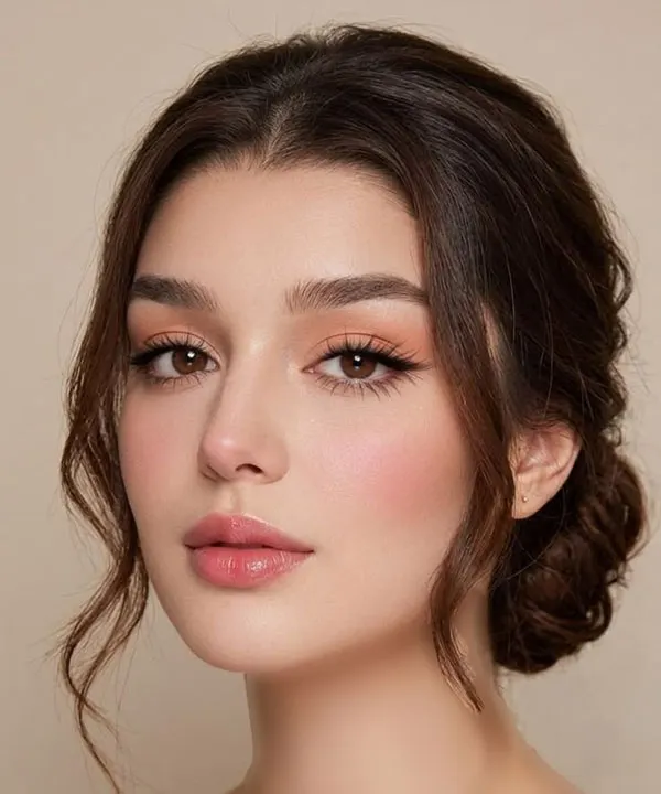 Makeup for a girl attending a wedding 3