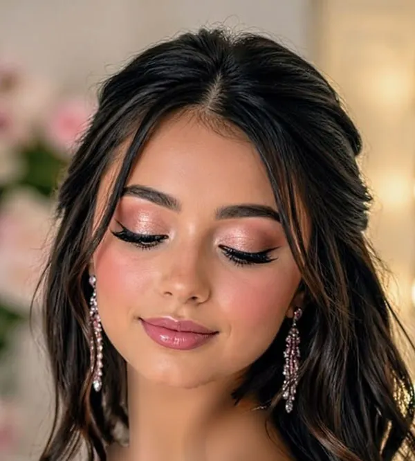 Makeup for a girl attending a wedding 30